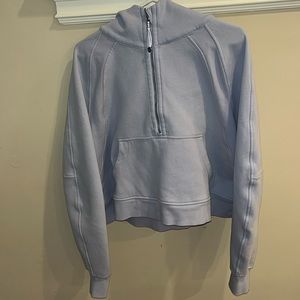 Lululemon oversized scuba hoodie-pastel blue EUC